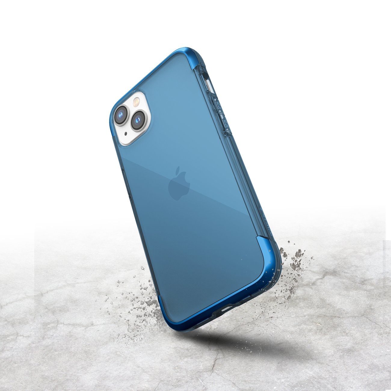Raptic X-Doria Air Case iPhone 14 pansret deksel blå