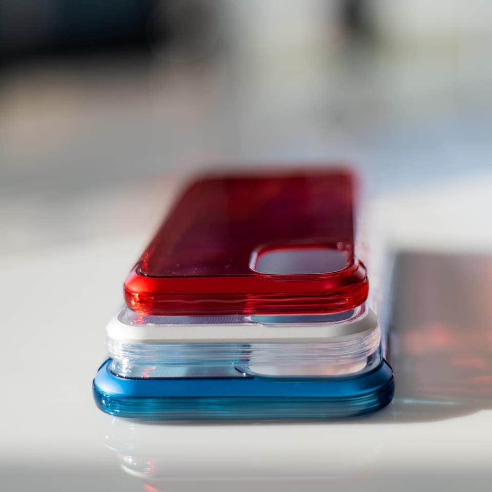 Raptic X-Doria Air-etui for iPhone 14 Plus pansret deksel sølv
