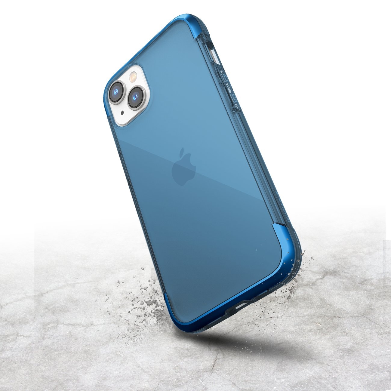 Raptic X-Doria Air-etui for iPhone 14 Plus pansrede deksel blå