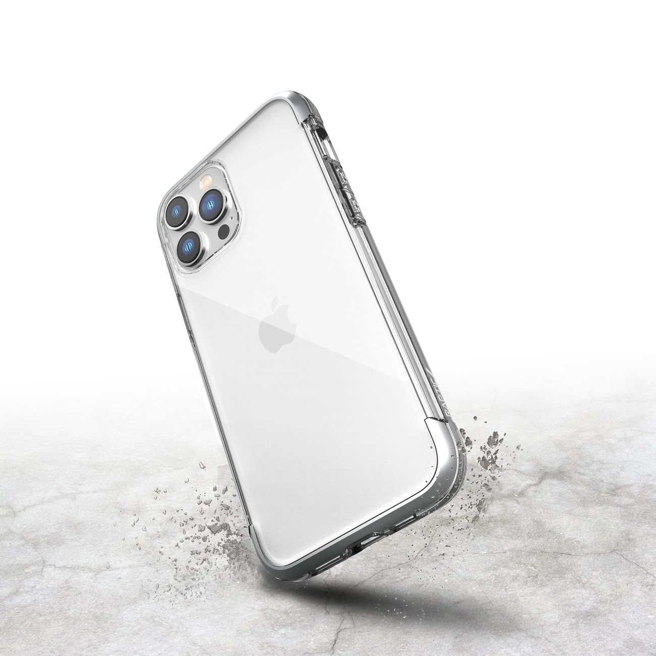 Raptic X-Doria Air-etui for iPhone 14 Pro pansret deksel sølv
