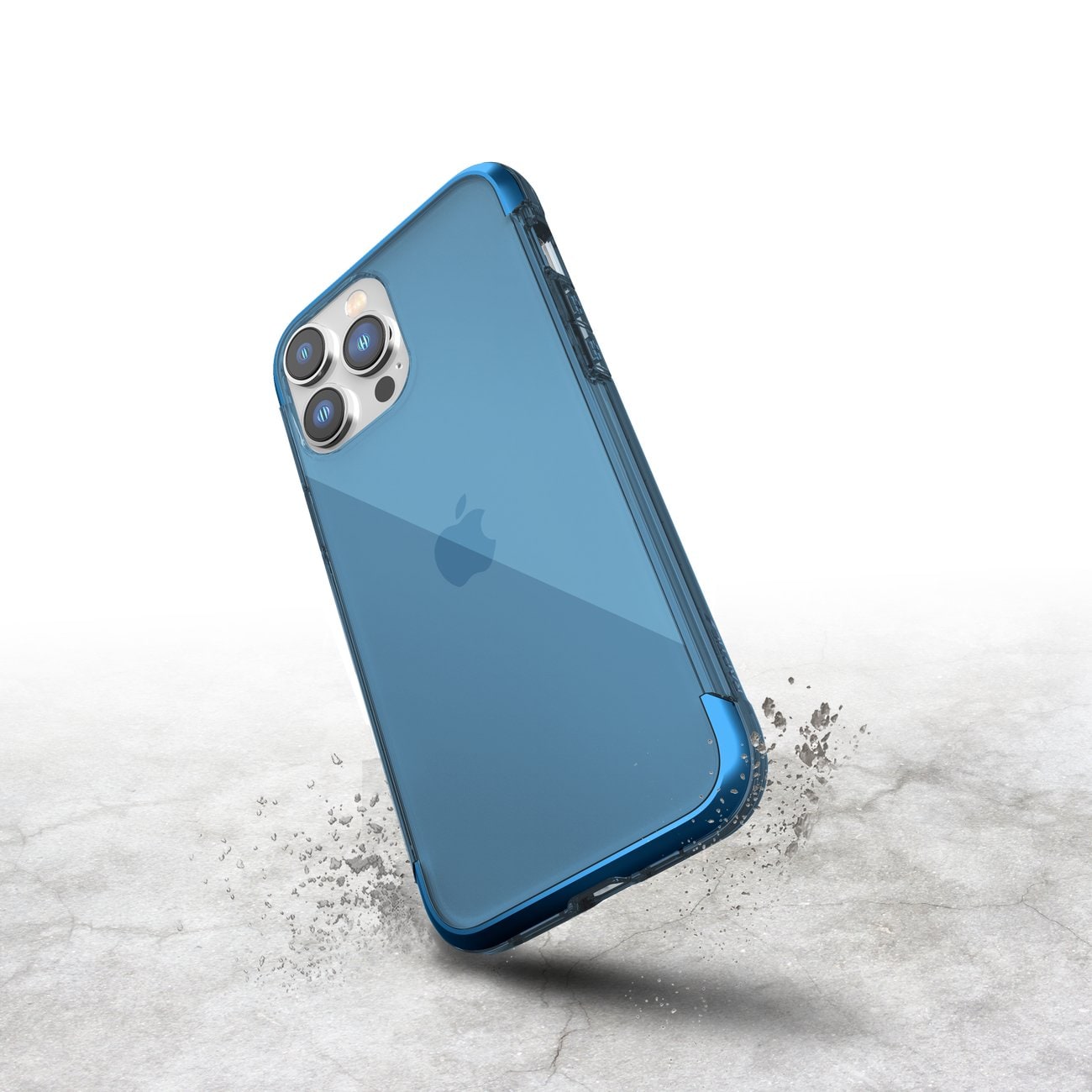 Raptic X-Doria Air-etui for iPhone 14 Pro Max pansret deksel blå