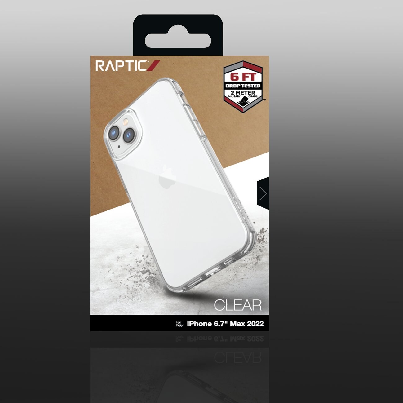 Raptic X-Doria Clear Case iPhone 14 Plus pansret klart deksel