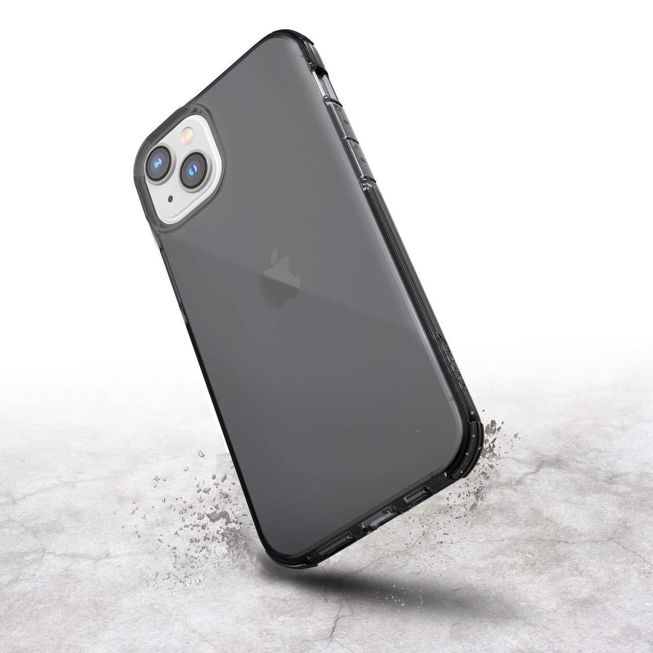Raptic X-Doria Clear Case iPhone 14 Plus pansrede deksel grå