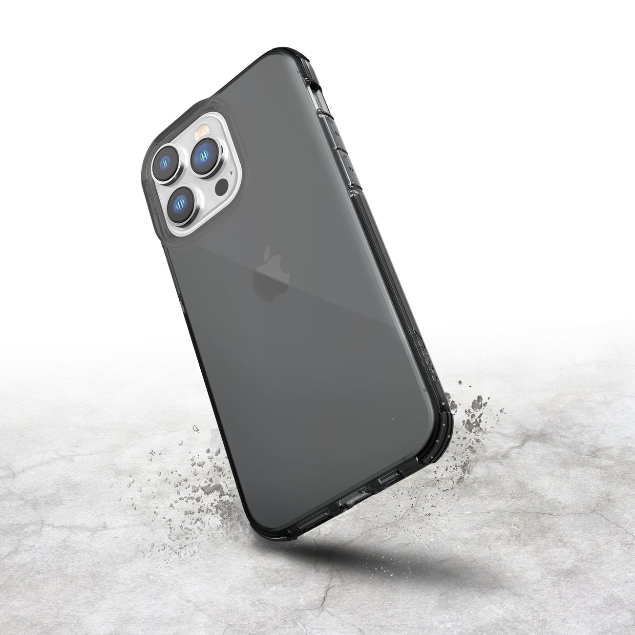 Raptic X-Doria Clear Case iPhone 14 Pro Max pansrede deksel svart