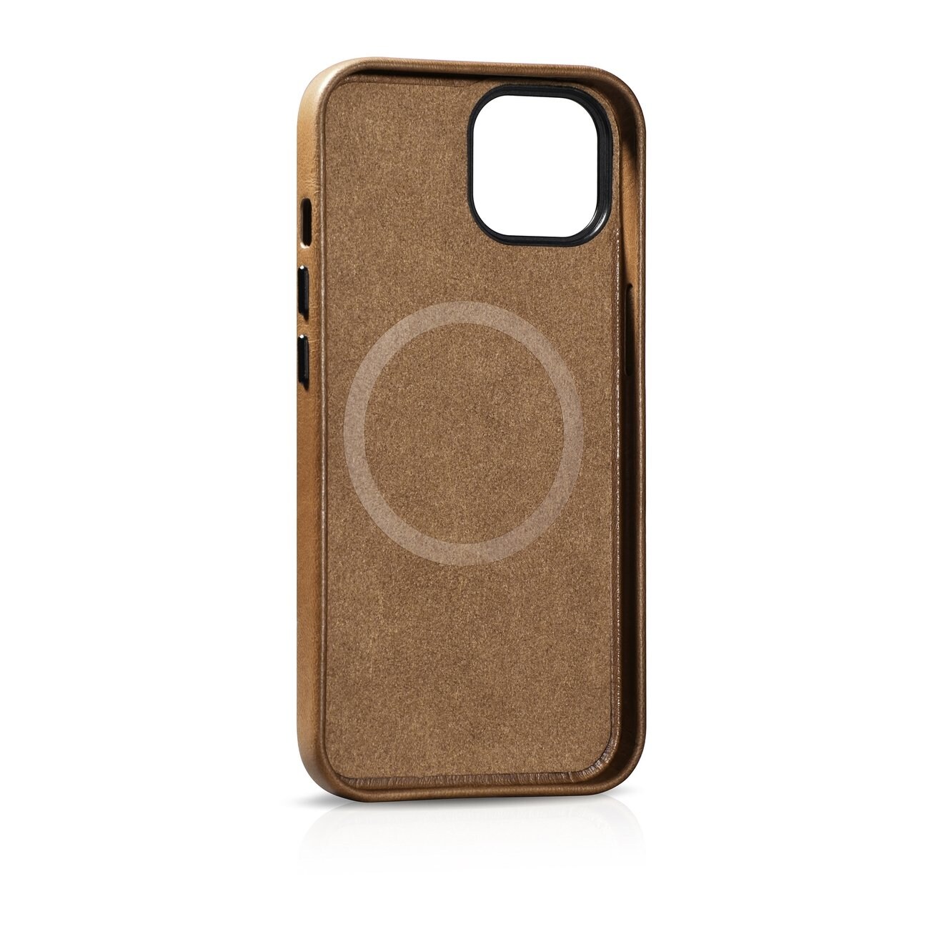 iCarer Oil Wax Premium lærveske iPhone 14 Plus Magnetisk lærveske med MagSafe Brown (WMI14220703-TN)