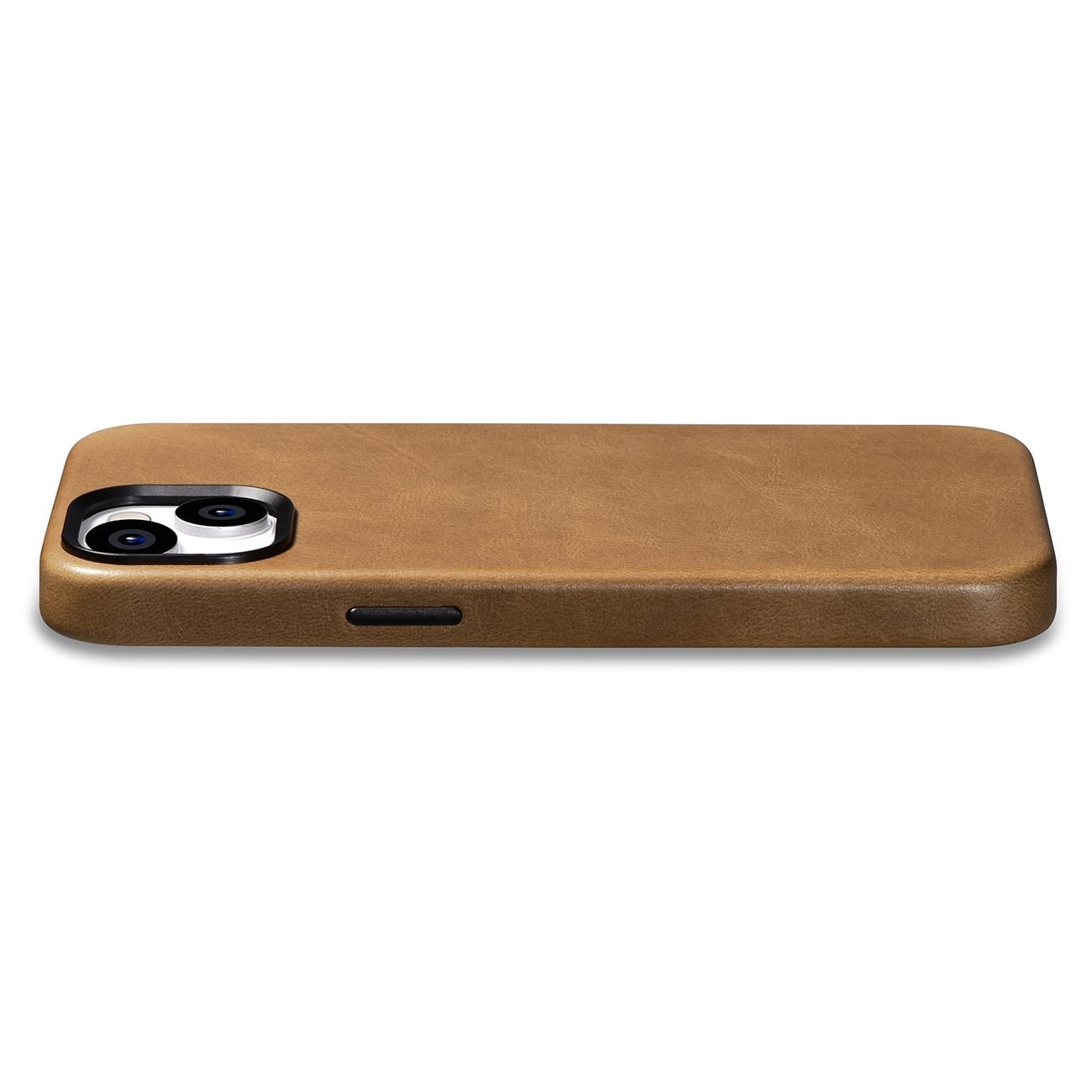 iCarer Oil Wax Premium lærveske iPhone 14 Plus Magnetisk lærveske med MagSafe Brown (WMI14220703-TN)