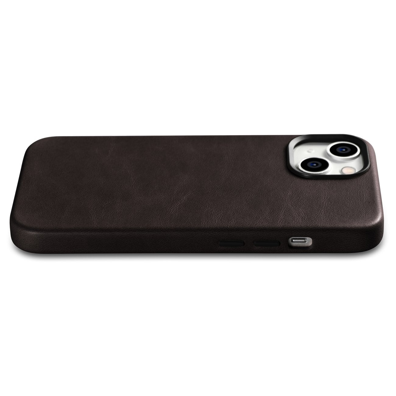 iCarer Oil Wax Premium lærveske iPhone 14 Plus Magnetisk lærveske med MagSafe Brown (WMI14220703-BN)