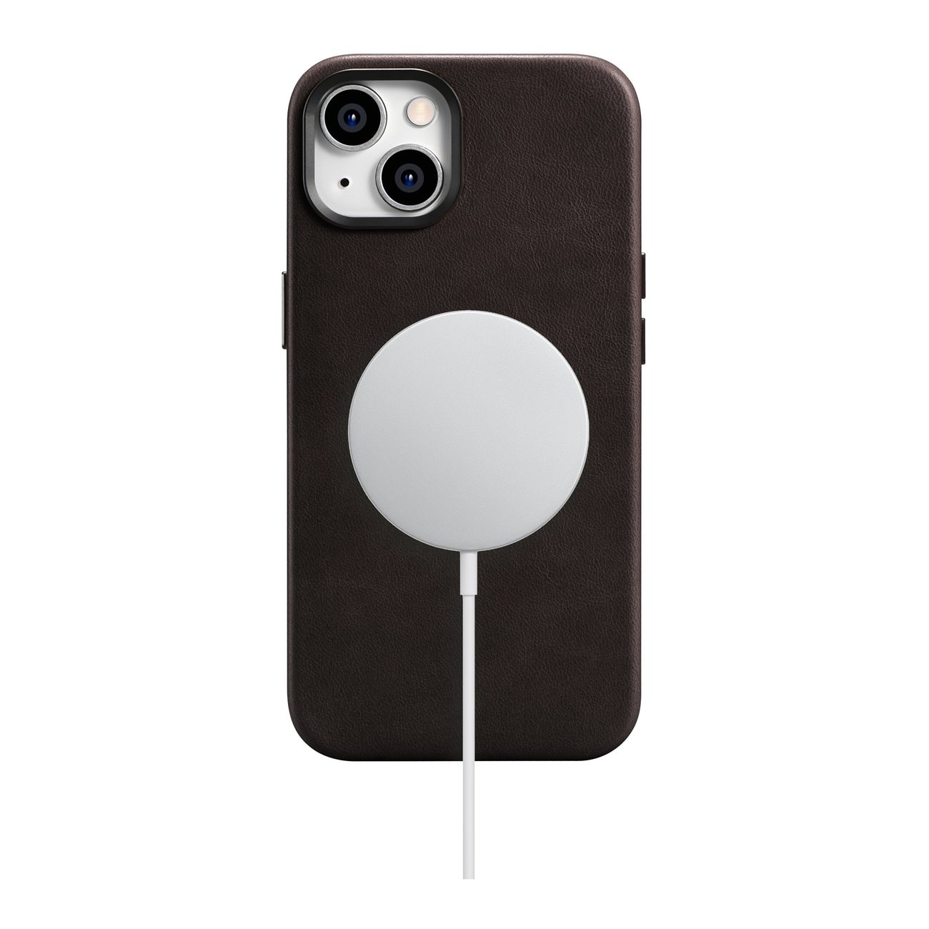 iCarer Oil Wax Premium lærveske iPhone 14 Plus Magnetisk lærveske med MagSafe Brown (WMI14220703-BN)