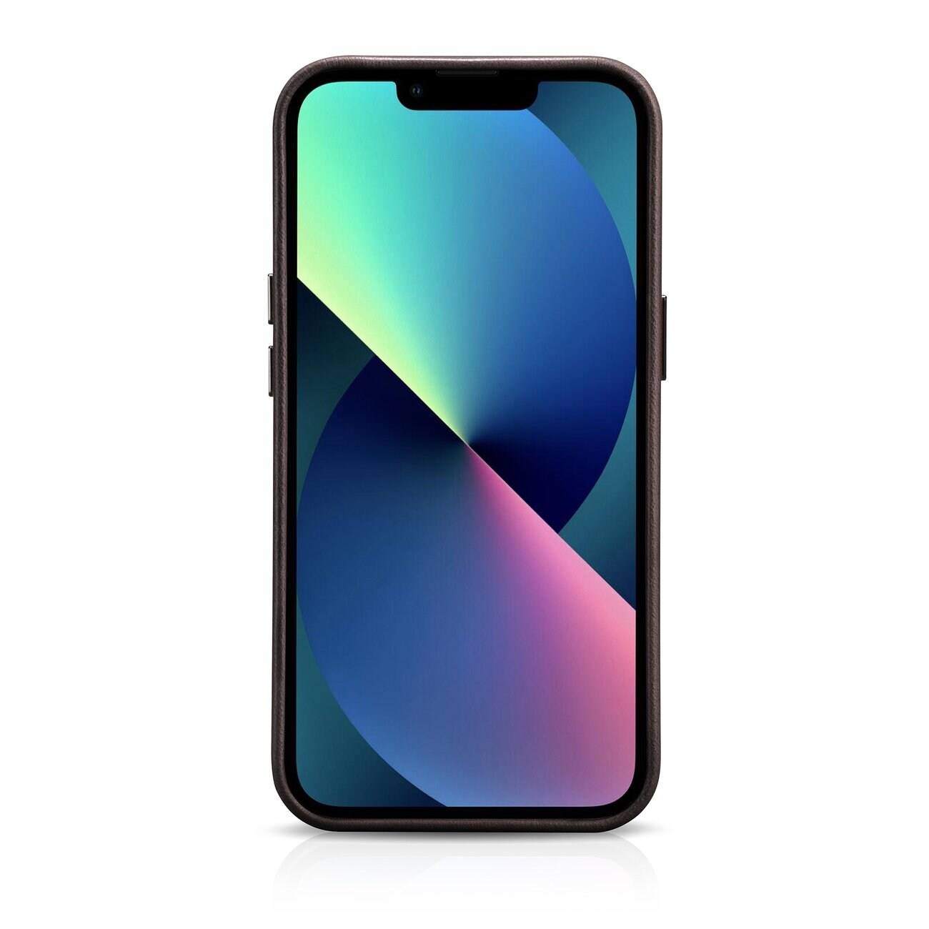 iCarer Oil Wax Premium lærveske iPhone 14 Plus Magnetisk lærveske med MagSafe Brown (WMI14220703-BN)