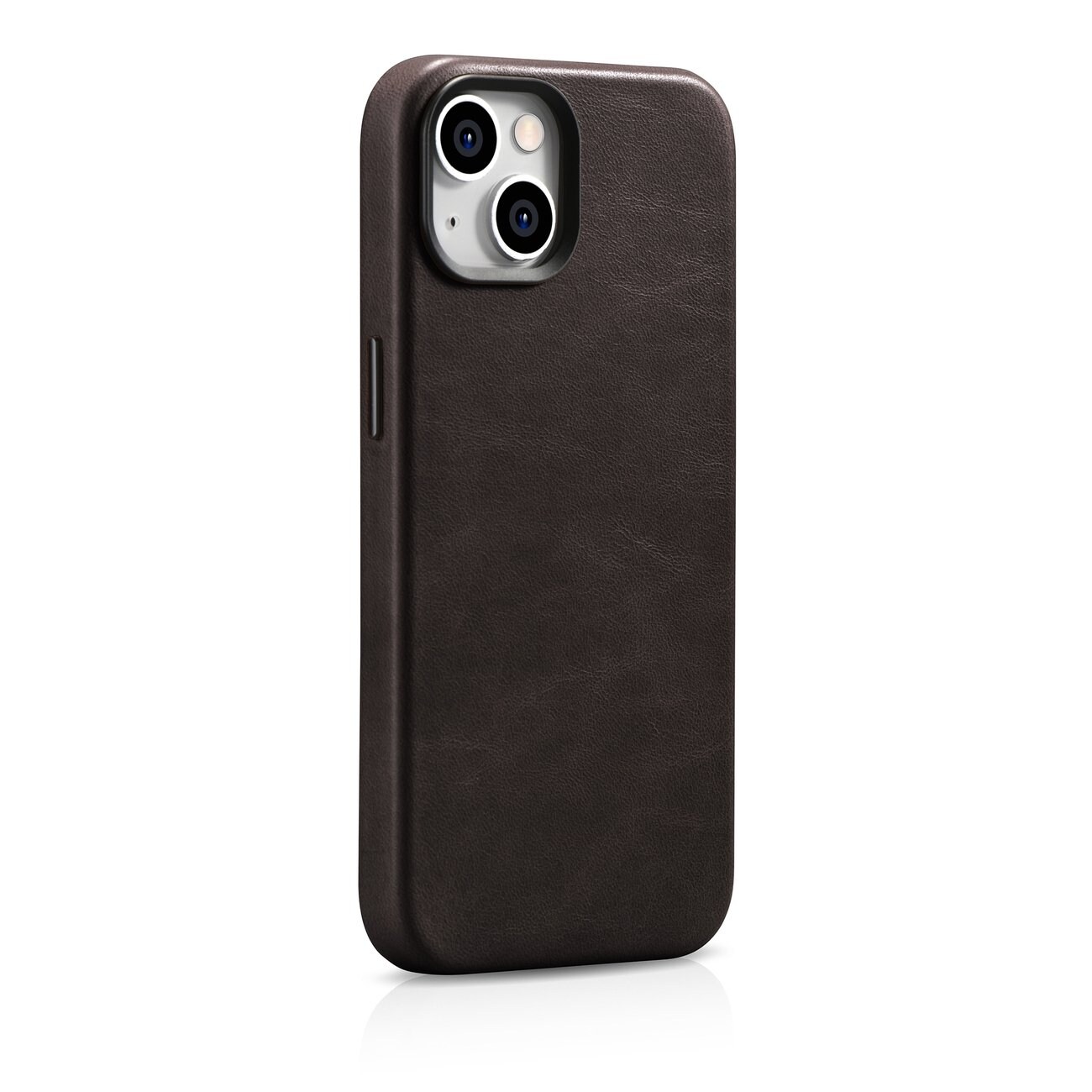 iCarer Oil Wax Premium lærveske iPhone 14 Plus Magnetisk lærveske med MagSafe Brown (WMI14220703-BN)
