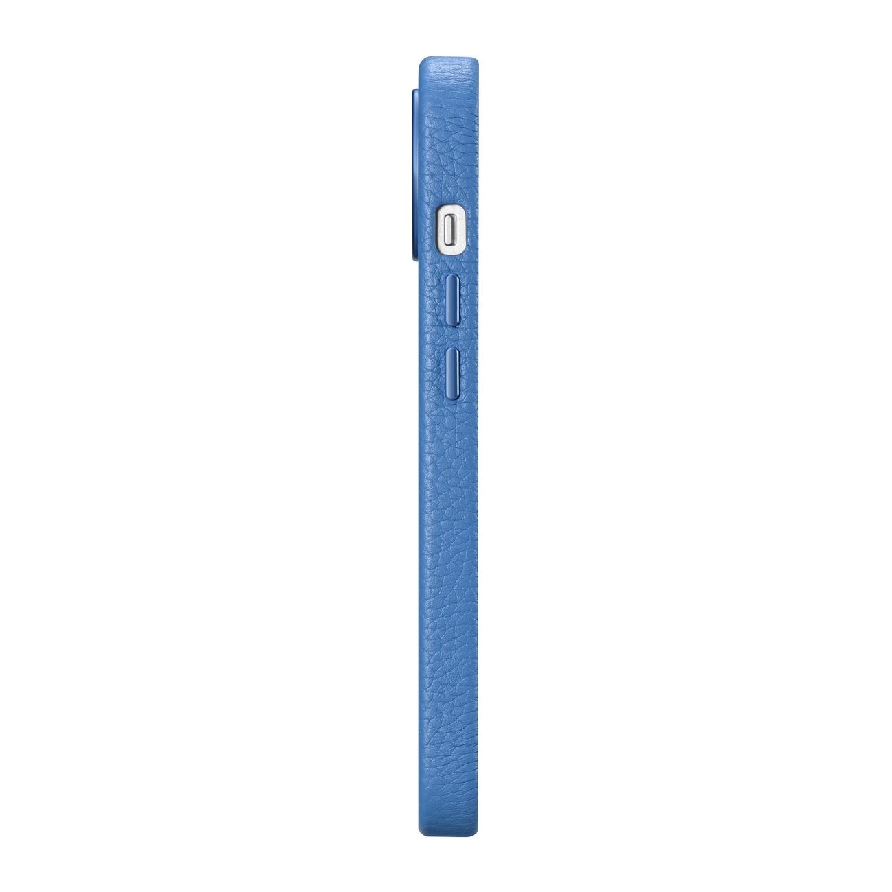 iCarer Litchi Premium læretui iPhone 14 Plus MagSafe Magnetisk Lyseblå (WMI14220711-LB)