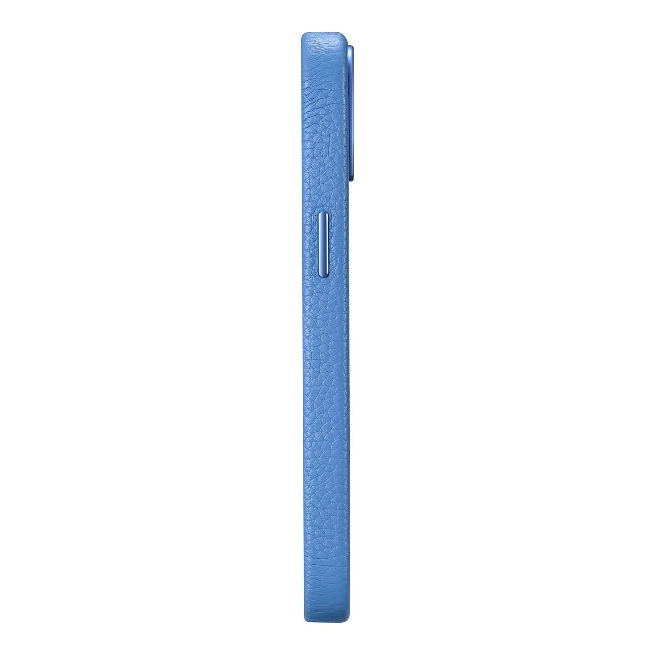 iCarer Litchi Premium læretui iPhone 14 Plus MagSafe Magnetisk Lyseblå (WMI14220711-LB)