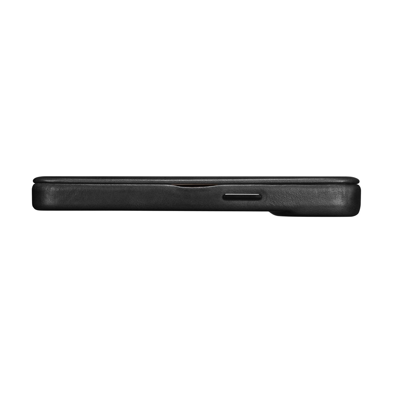 iCarer CE Oil Wax Premium Folio-etui i læder til iPhone 14 Plus Magnetisk Flip MagSafe Black