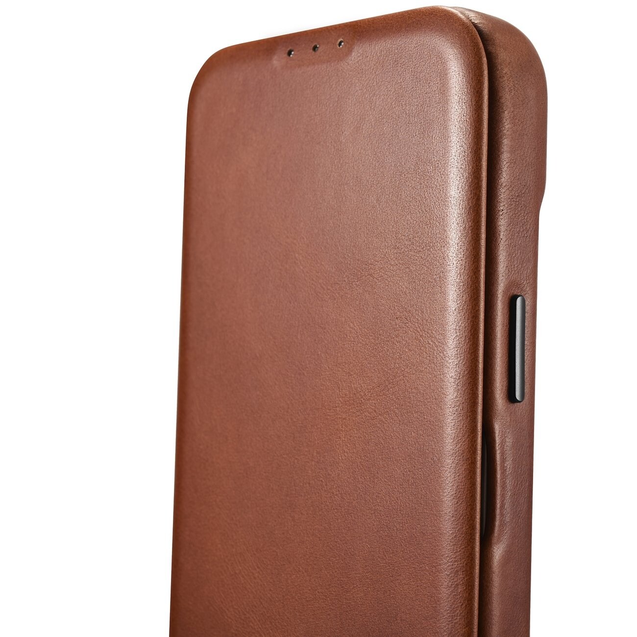 iCarer CE Oil Wax Leather Folio Case iPhone 14 Plus MagSafe Flip Case Brown (AKI14220707-BN)