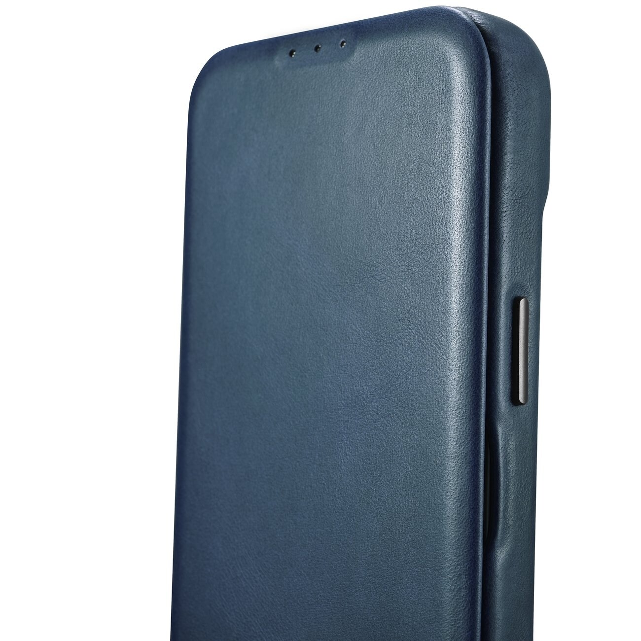 iCarer CE Oil Wax Leather Folio Case iPhone 14 Plus MagSafe Magnet Flip Blue (AKI14220707-BU)