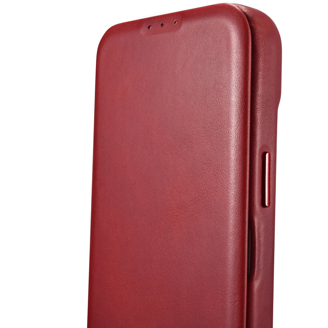 iCarer CE Oil Wax Premium Folio-iPhone 14 Plus Magnetisk flip MagSafe Etui Red (AKI14220707-RD)