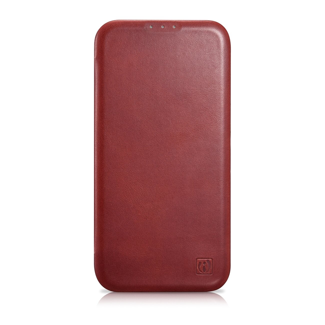 iCarer CE Oil Wax Premium Folio-iPhone 14 Plus Magnetisk flip MagSafe Etui Red (AKI14220707-RD)