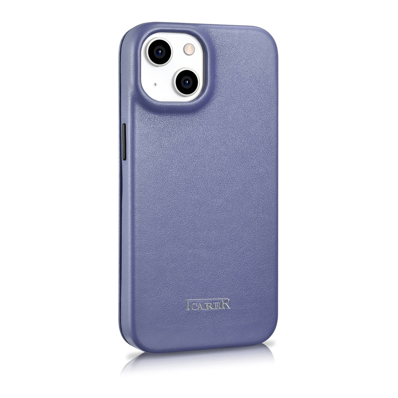 iCarer CE Premium Magnetisk Folio-etui til iPhone 14 Plus i lys lilla læder (WMI14220715-LP)