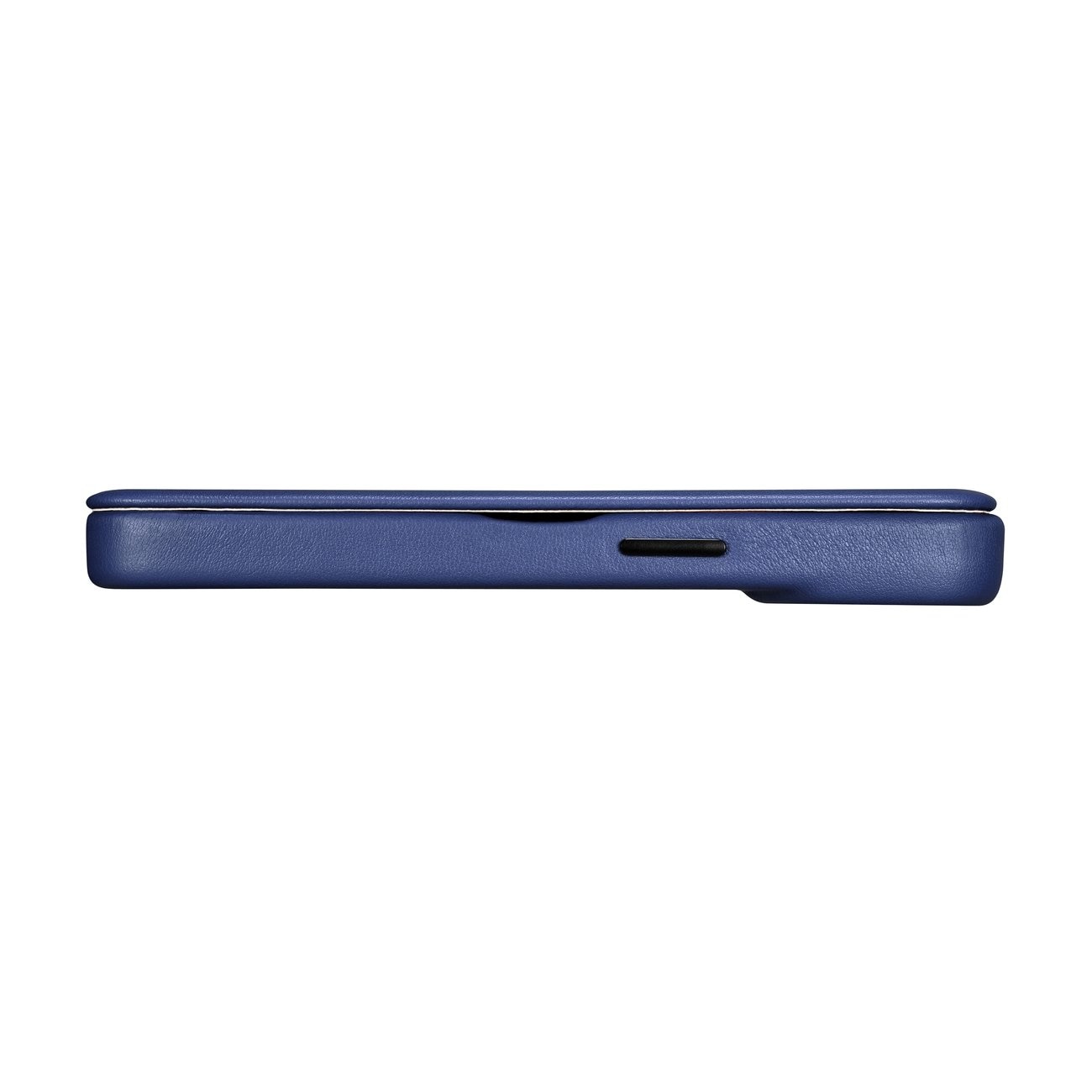 iCarer CE Premium Folio-etui i skinn iPhone 14 Plus Magnetisk flip MagSafe Blue (WMI14220715-BU)
