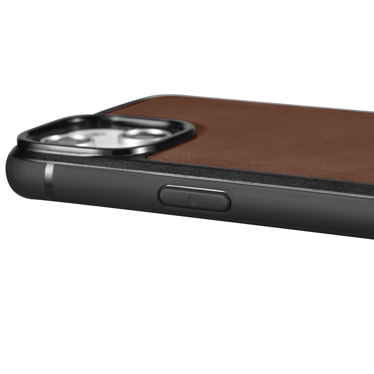 iCarer læretui i ekte lær med oljevoks for iPhone 14 Plus (MagSafe-kompatibel) Brun (WMI14220719-BN)