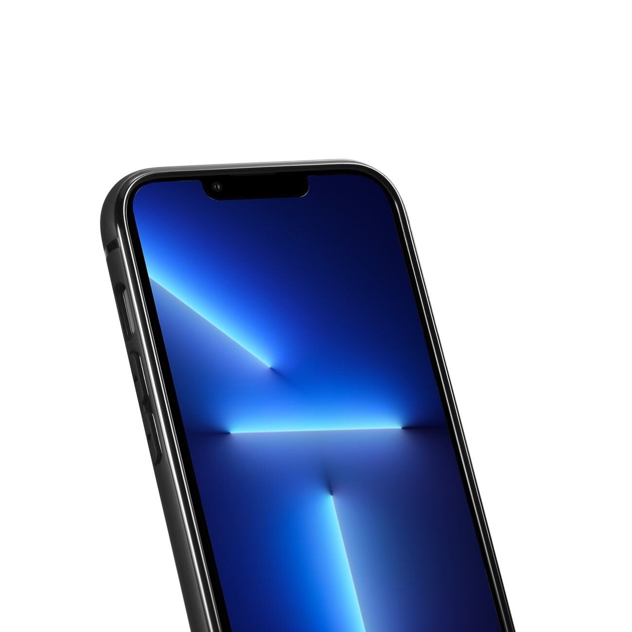 iCarer Leather Oil Wax-etui dekket med naturskinn for iPhone 14 Plus blå (WMI14220719-BU)