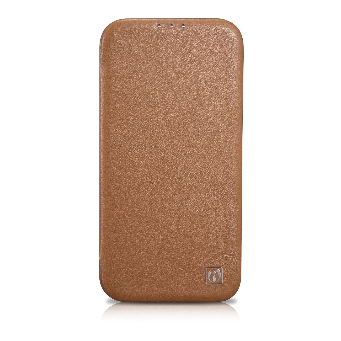 iCarer CE Premium Magnetisk folio-etui i lær til iPhone 14 Plus MagSafe Brown (WMI14220715-BN)