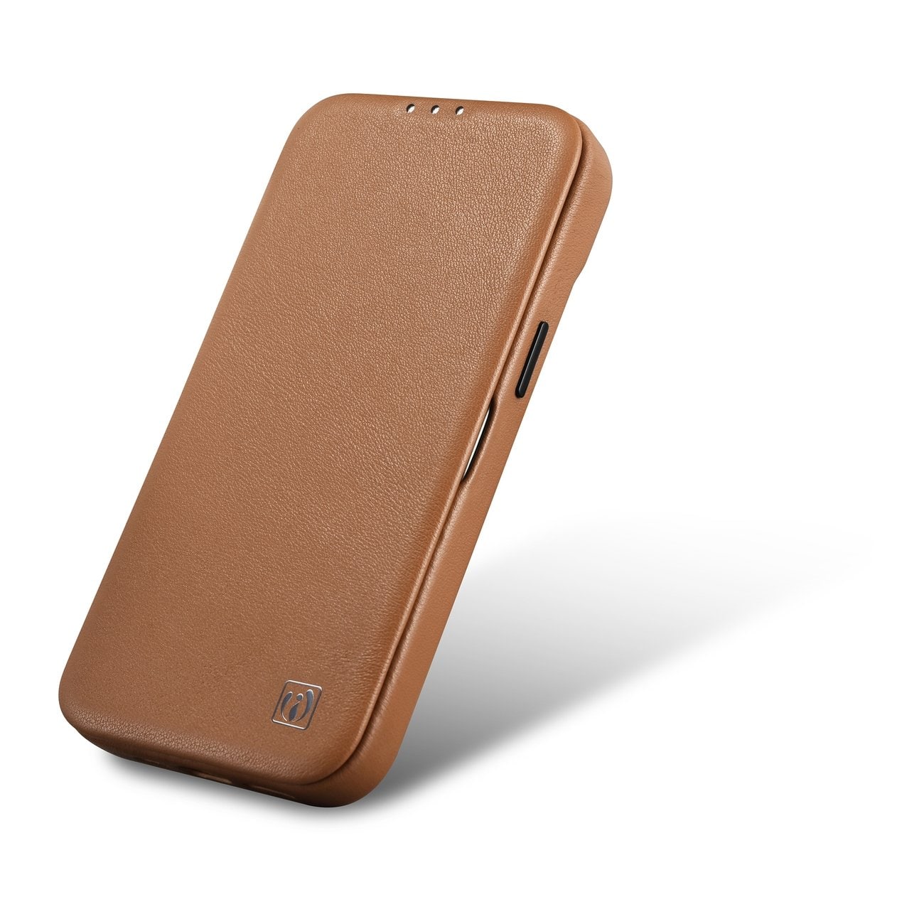 iCarer CE Premium Magnetisk folio-etui i lær til iPhone 14 Plus MagSafe Brown (WMI14220715-BN)