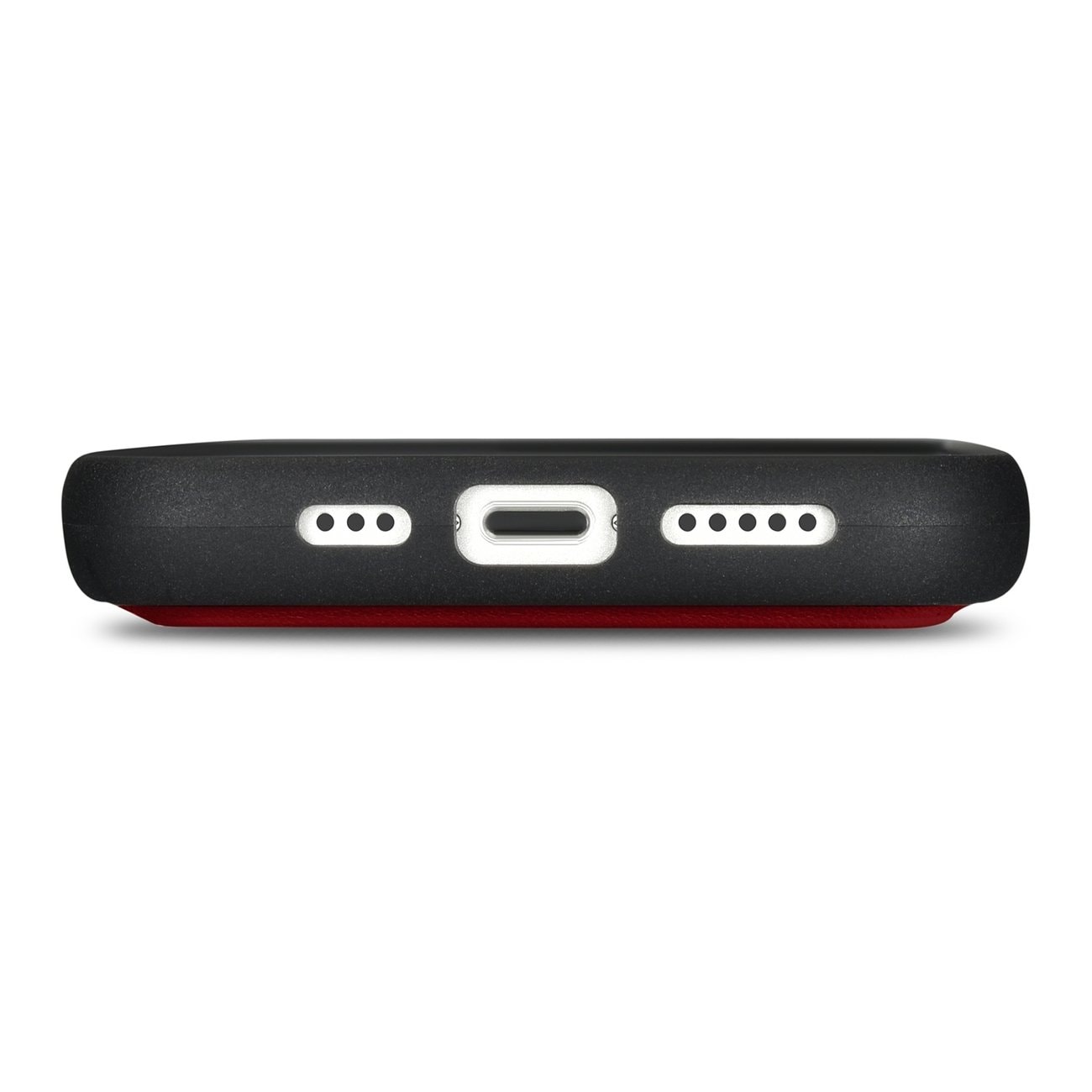 iCarer lommebokveske 2in1-deksel iPhone 14 Plus Anti-RFID flippdeksel i skinn rød (WMI14220727-RD)