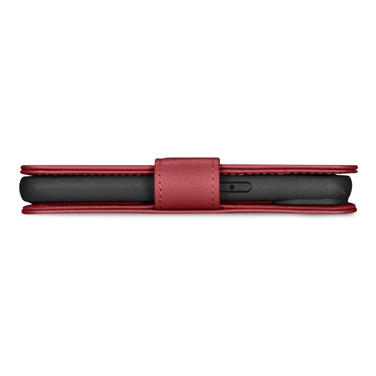 iCarer lommebokveske 2in1-deksel iPhone 14 Plus Anti-RFID flippdeksel i skinn rød (WMI14220727-RD)