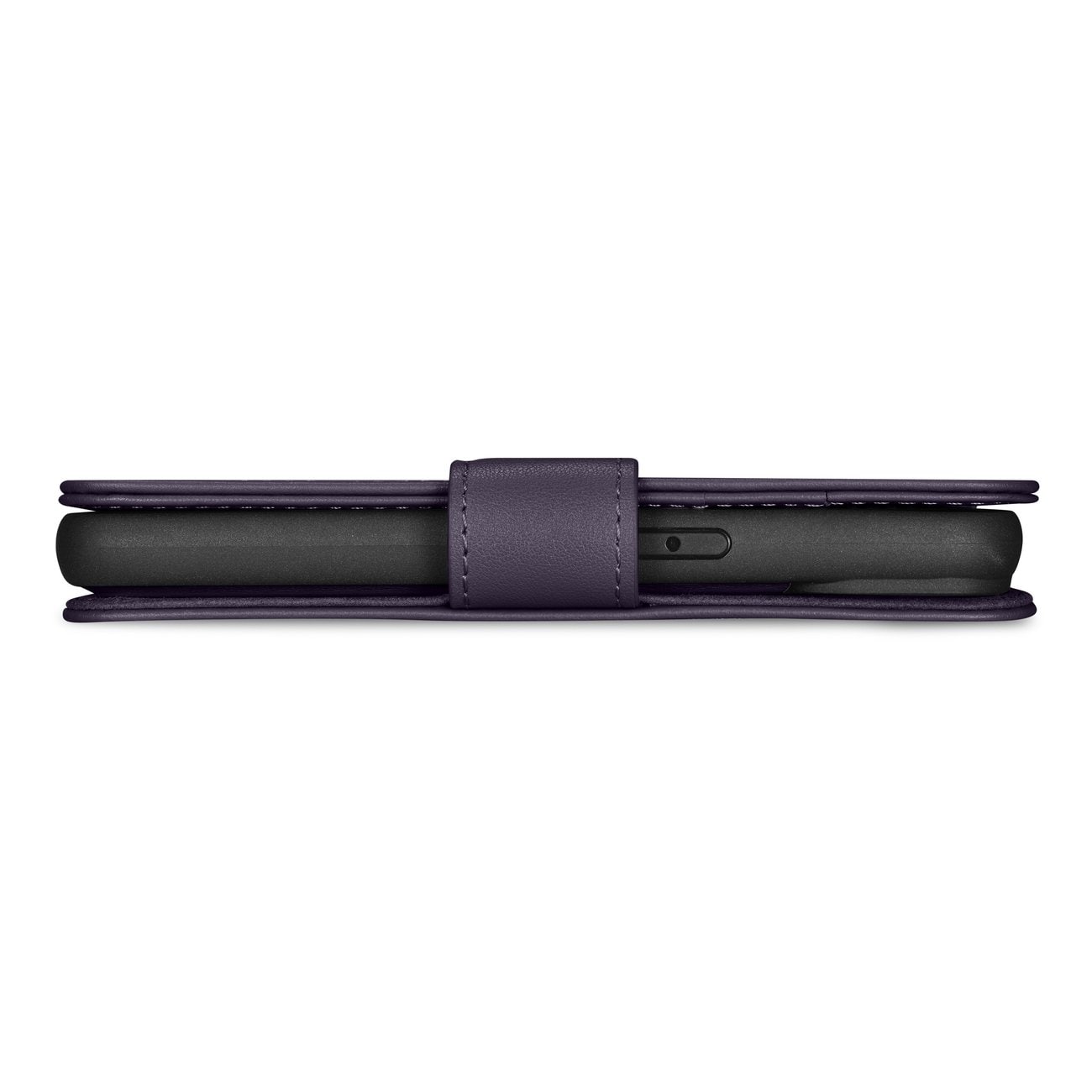 iCarer 2-in-1 lommebokdeksel til iPhone 14 Plus, anti-RFID, skinn, mørk lilla (WMI14220727-DP)