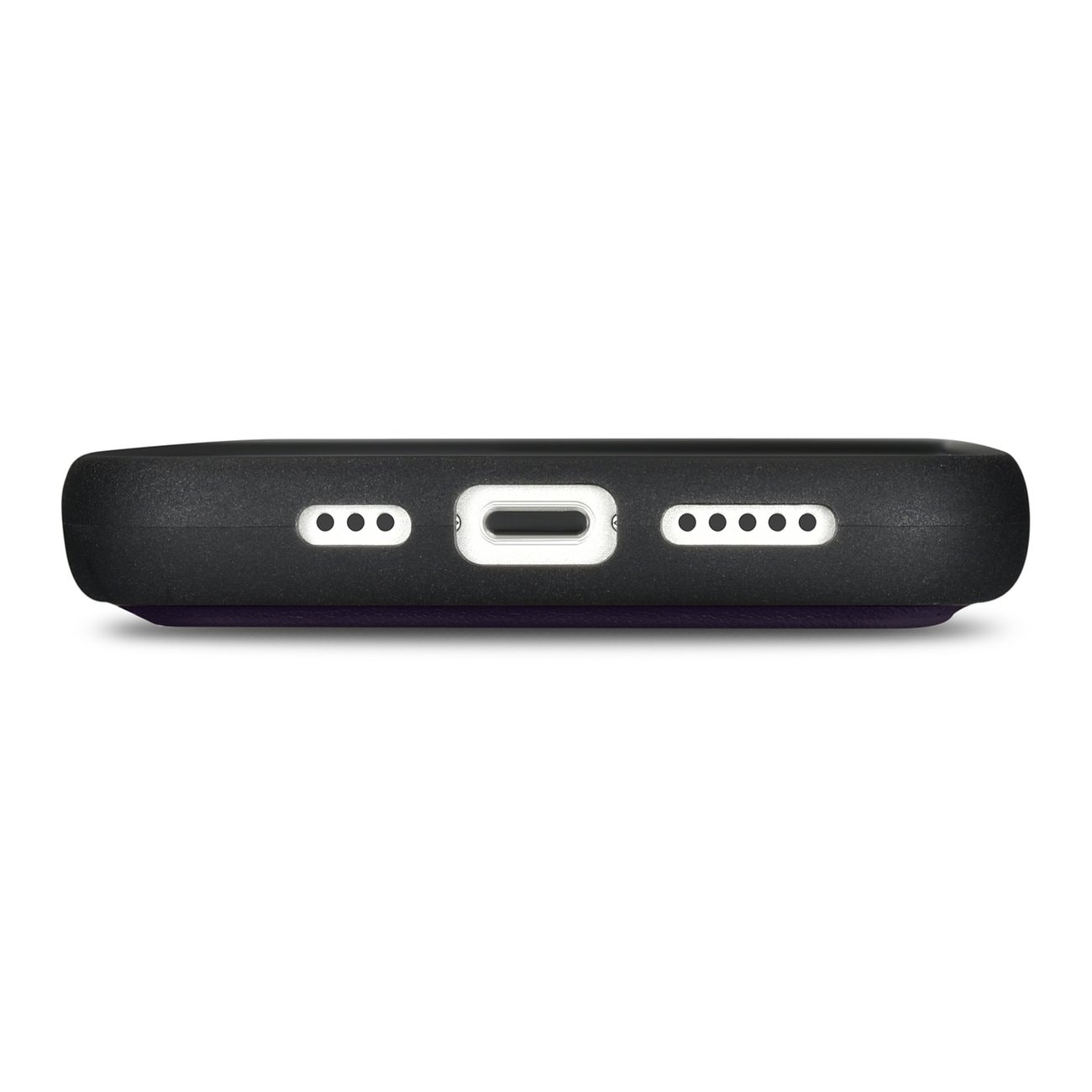 iCarer 2-in-1 lommebokdeksel til iPhone 14 Plus, anti-RFID, skinn, mørk lilla (WMI14220727-DP)