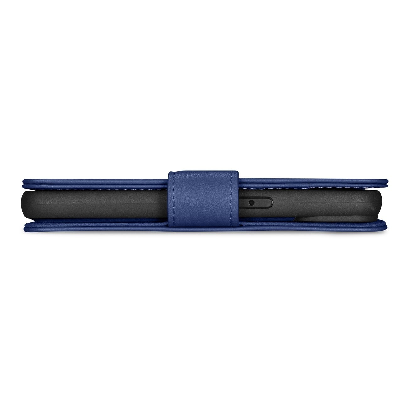 iCarer lommebokveske 2in1-deksel iPhone 14 Plus Anti-RFID flippveske i skinn blå (WMI14220727-BU)
