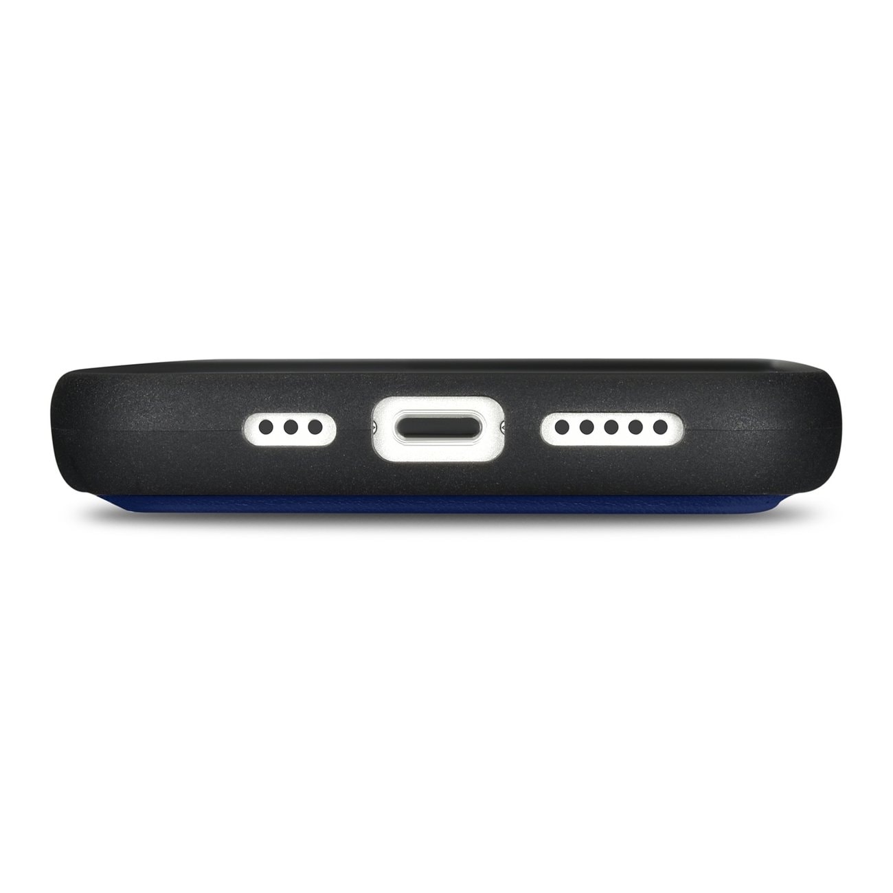 iCarer lommebokveske 2in1-deksel iPhone 14 Plus Anti-RFID flippveske i skinn blå (WMI14220727-BU)