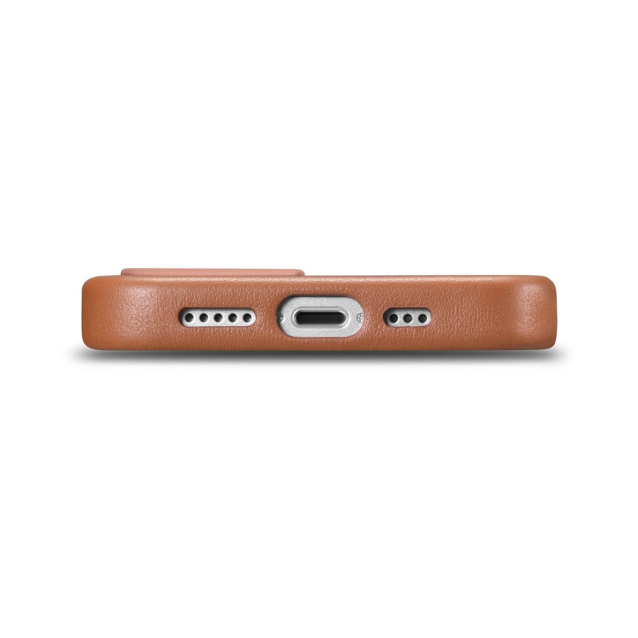 iCarer Case lærdeksel for iPhone 14 Plus Brown (MagSafe-kompatibel)