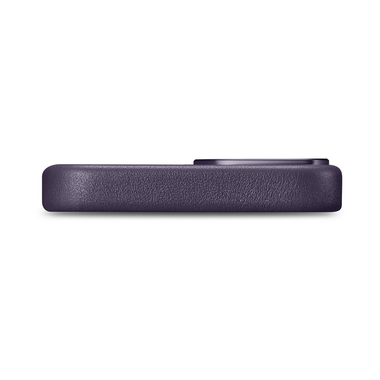 iCarer Case Leather Cover-etui for iPhone 14 Plus mørk lilla (MagSafe-kompatibel)
