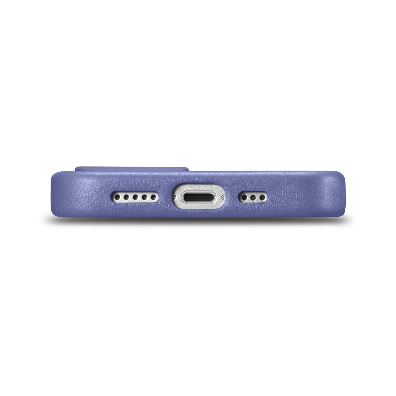 iCarer-etui i lærdeksel i ekte lær iPhone 14 Plus lys lilla (MagSafe-kompatibel)