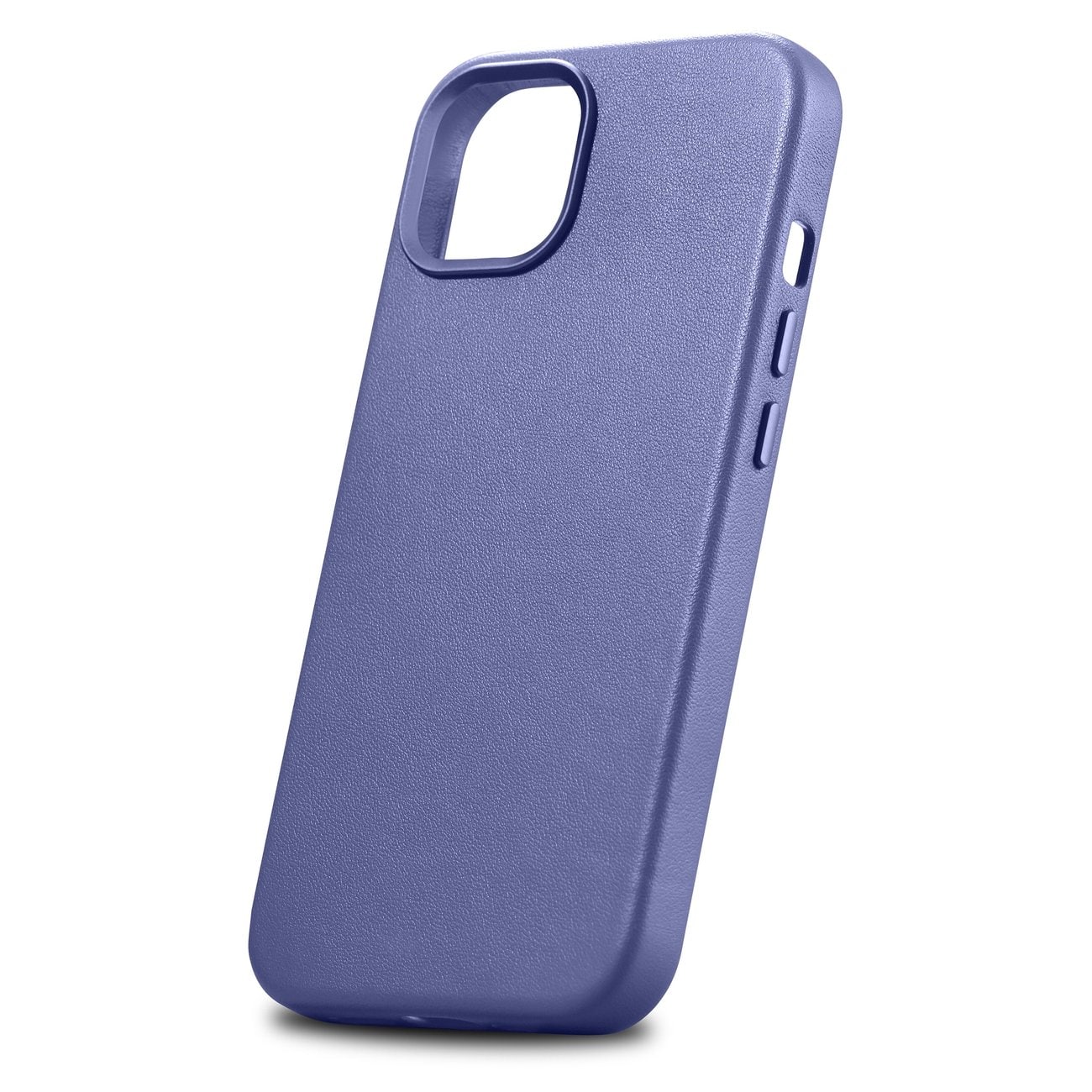 iCarer-etui i lærdeksel i ekte lær iPhone 14 Plus lys lilla (MagSafe-kompatibel)