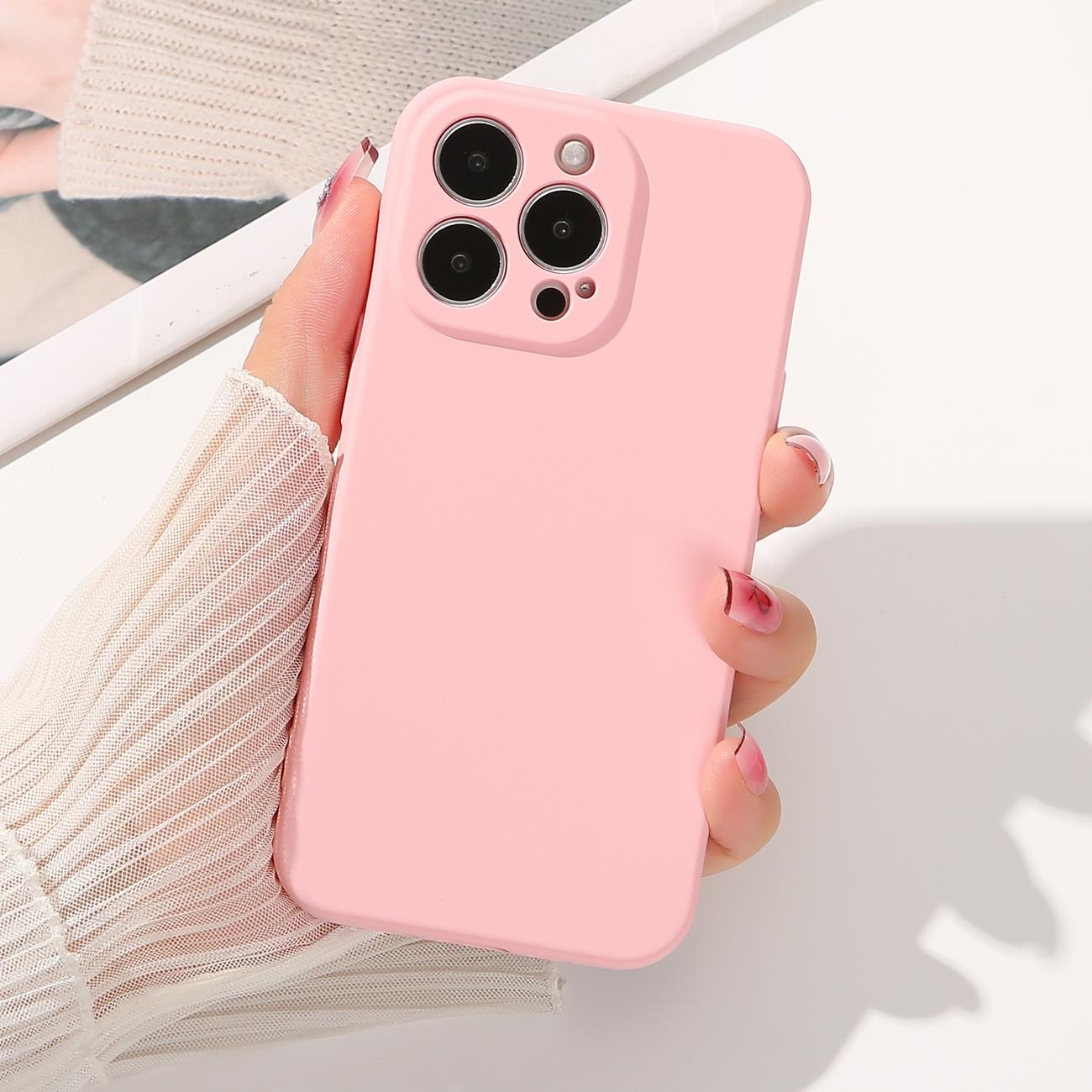 Silikonetui iPhone 14 Plus silikon deksel beige