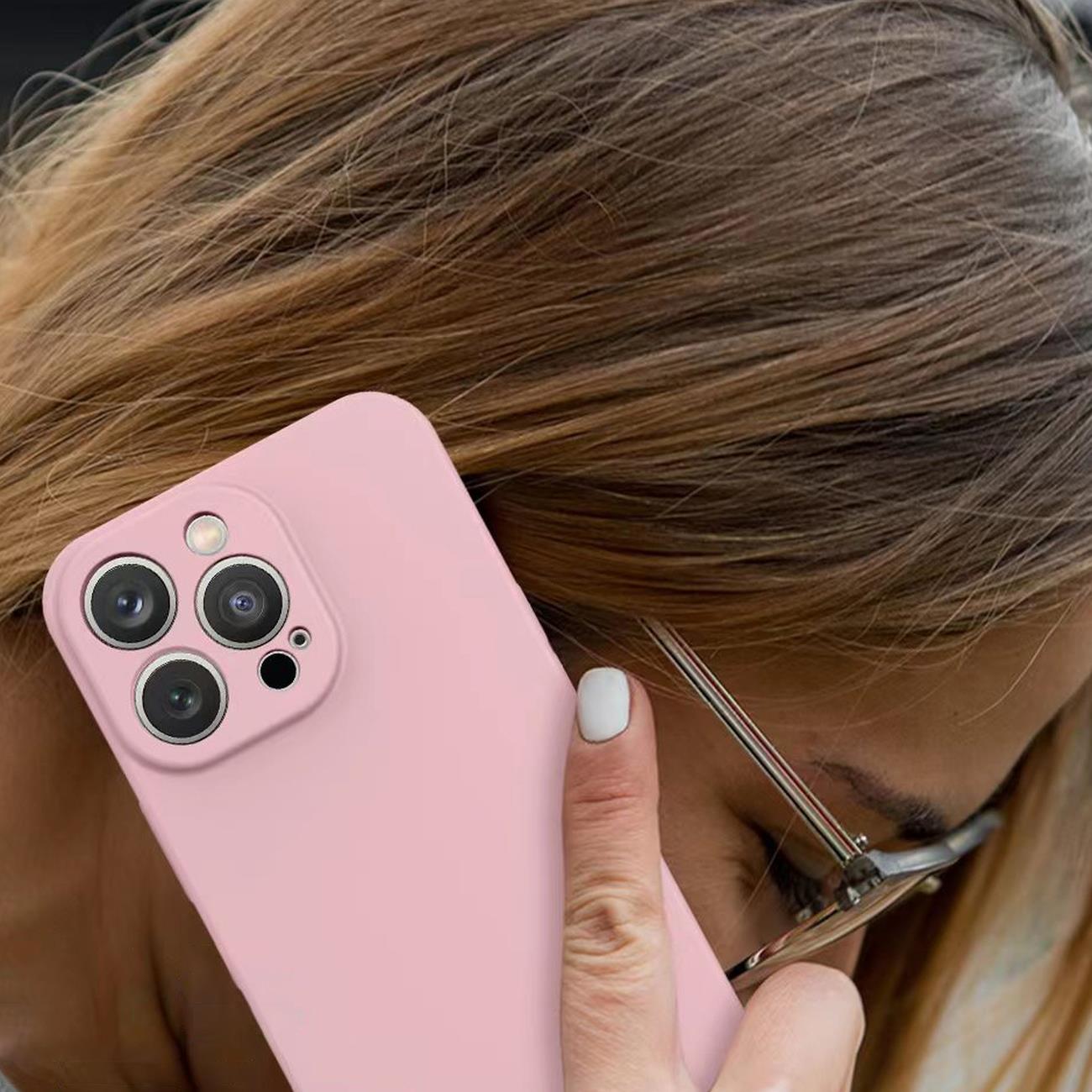 Silikonveske iPhone 14 Plus silikonveske fuchsia