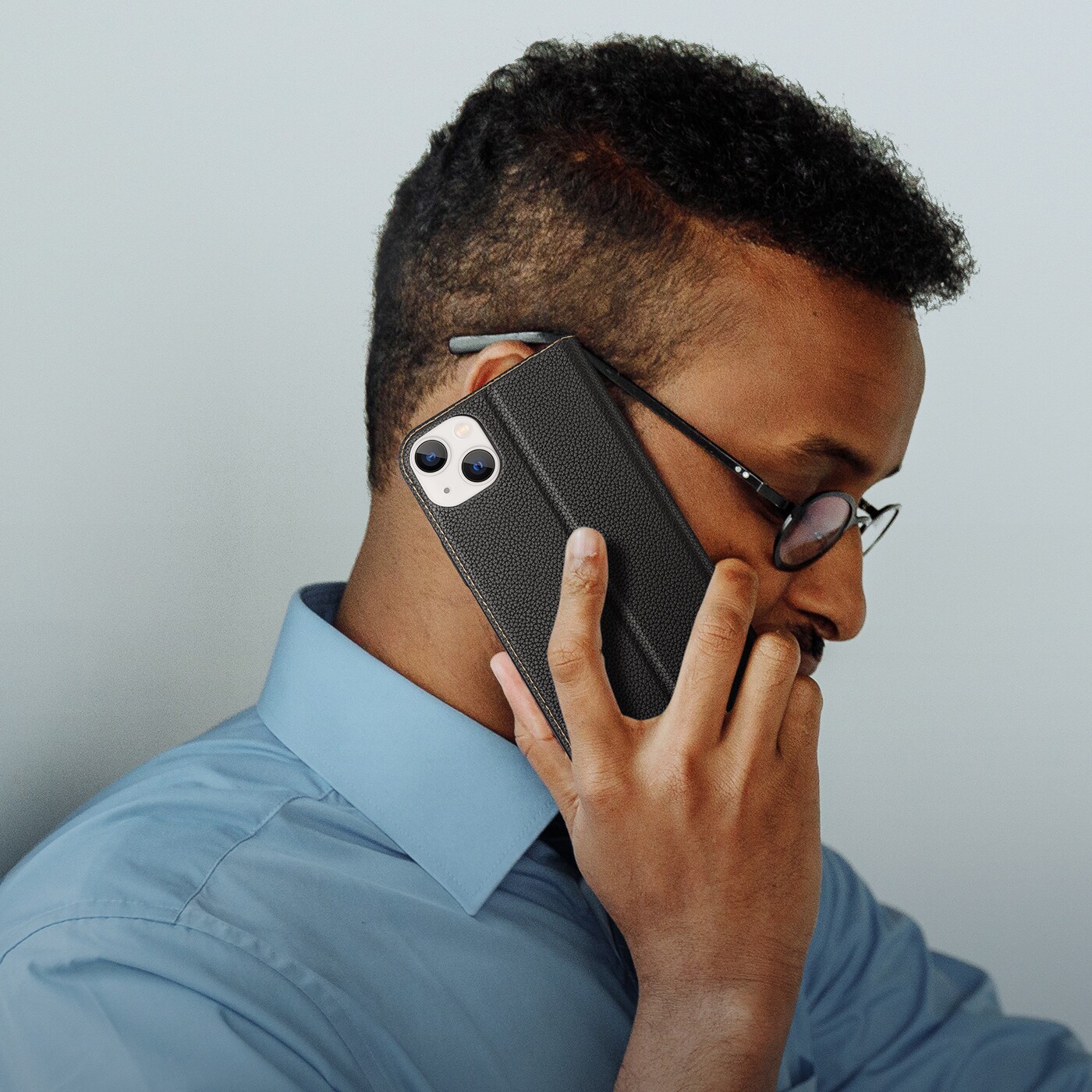 Dux Ducis Skin X2-etui for iPhone 14 Plus-etui med magnetisk klaff svart