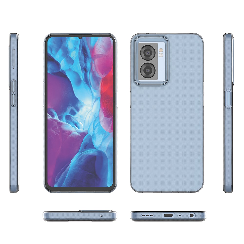 Ultraklart 0.5 mm etui for $0000042n A57/A77 5G, Realme V23/Narzo 50/Q5i 5G, gjennomsiktig deksel