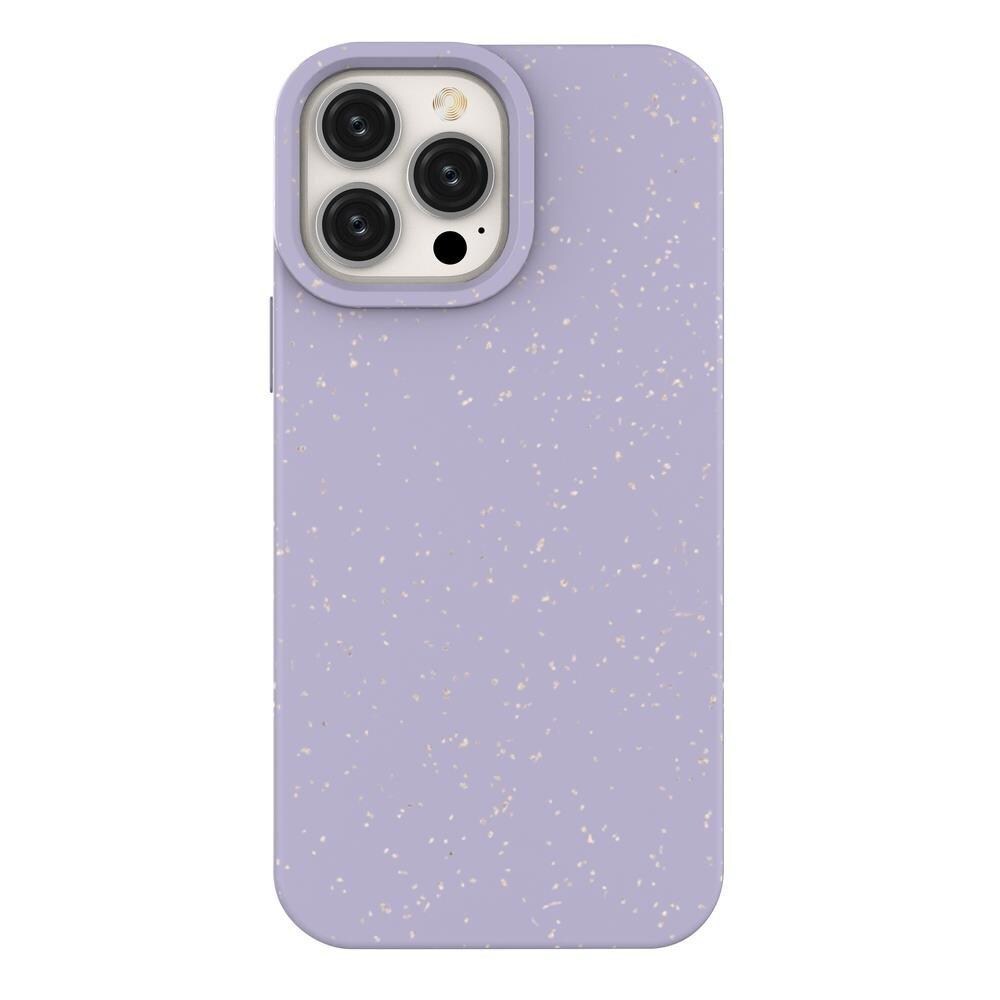 Eco Case-etui for iPhone 14 Plus nedbrytbart deksel i silikon, lilla