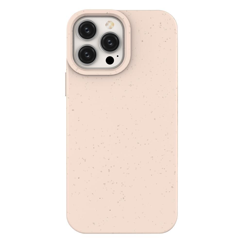 Eco Case-etui for iPhone 14 Plus nedbrytbart deksel av silikon rosa