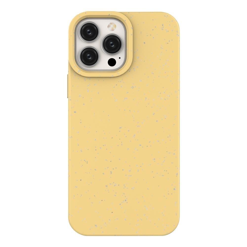Eco Case-etui for iPhone 14 Plus nedbrytbart deksel av silikon, gult