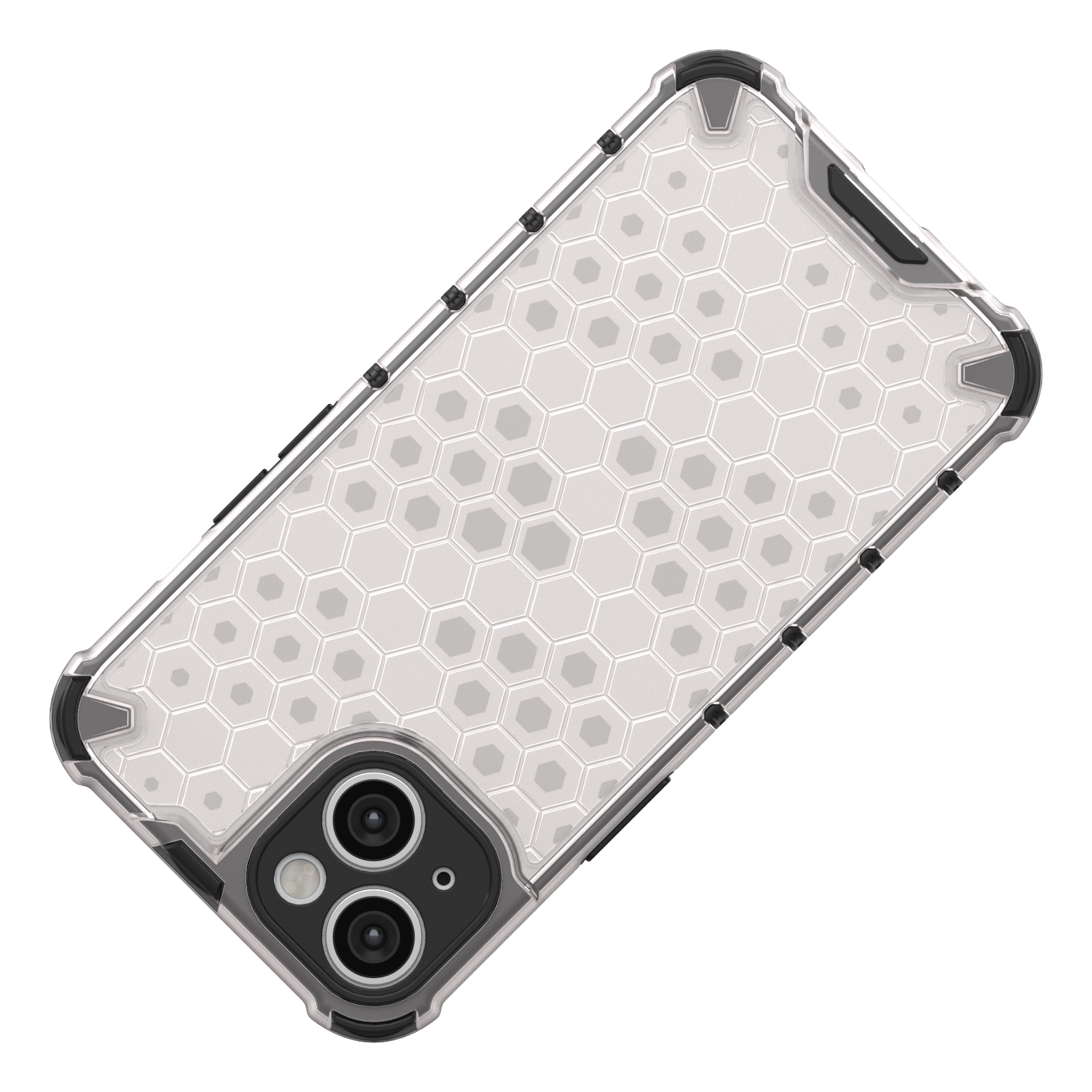 Honeycomb-etui for iPhone 14 pansret hybriddeksel blå