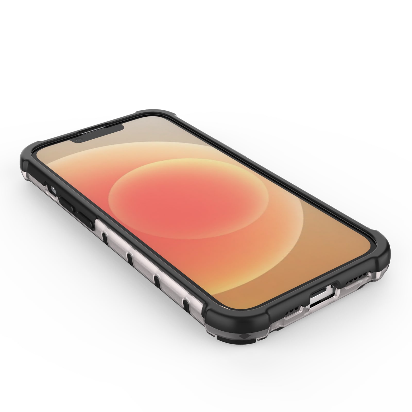 Honeycomb-etui for iPhone 14 Plus pansret hybriddeksel blå