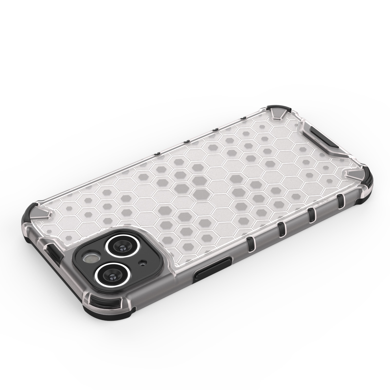 Honeycomb-etui for $ 0000010n 14 Plus pansret hybriddeksel gjennomsiktig
