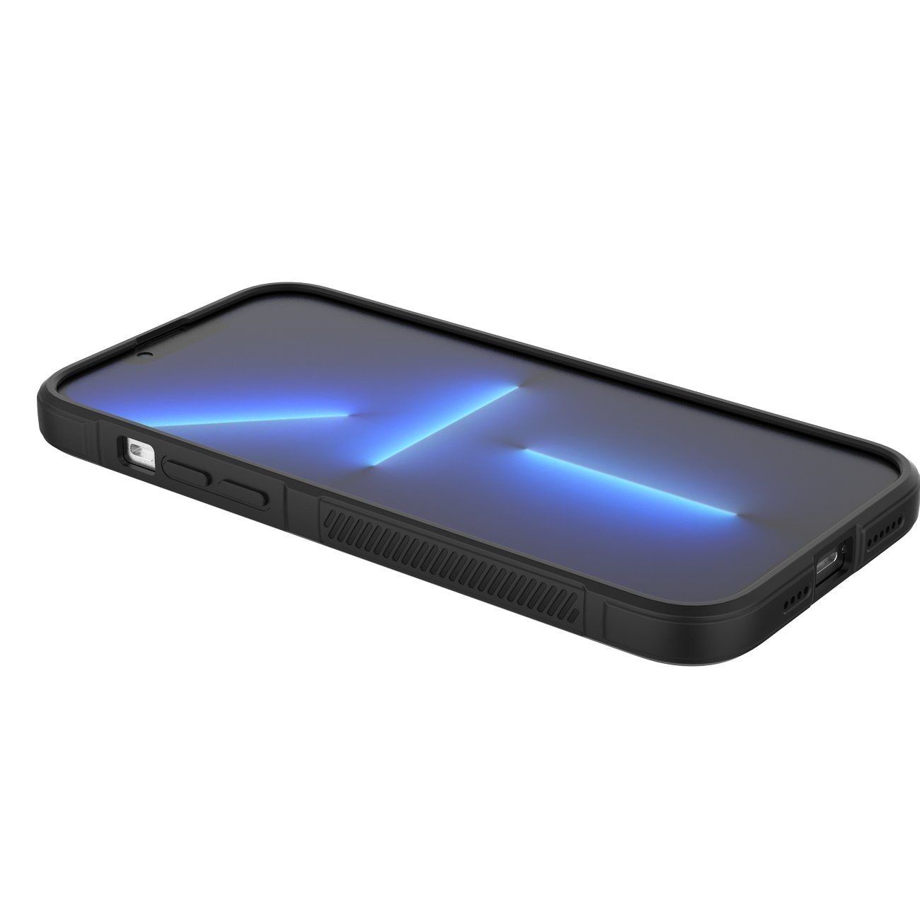 Magic Shield Case-etui for iPhone 14 Plus fleksibelt pansredeksel svart