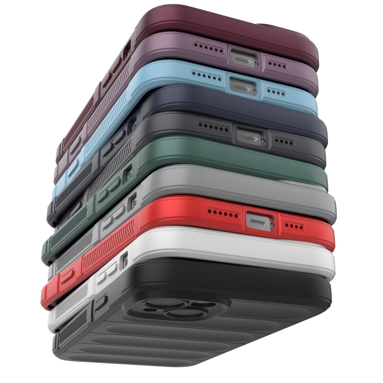 Magic Shield Case-etui for iPhone 14 Plus fleksibelt pansredeksel svart