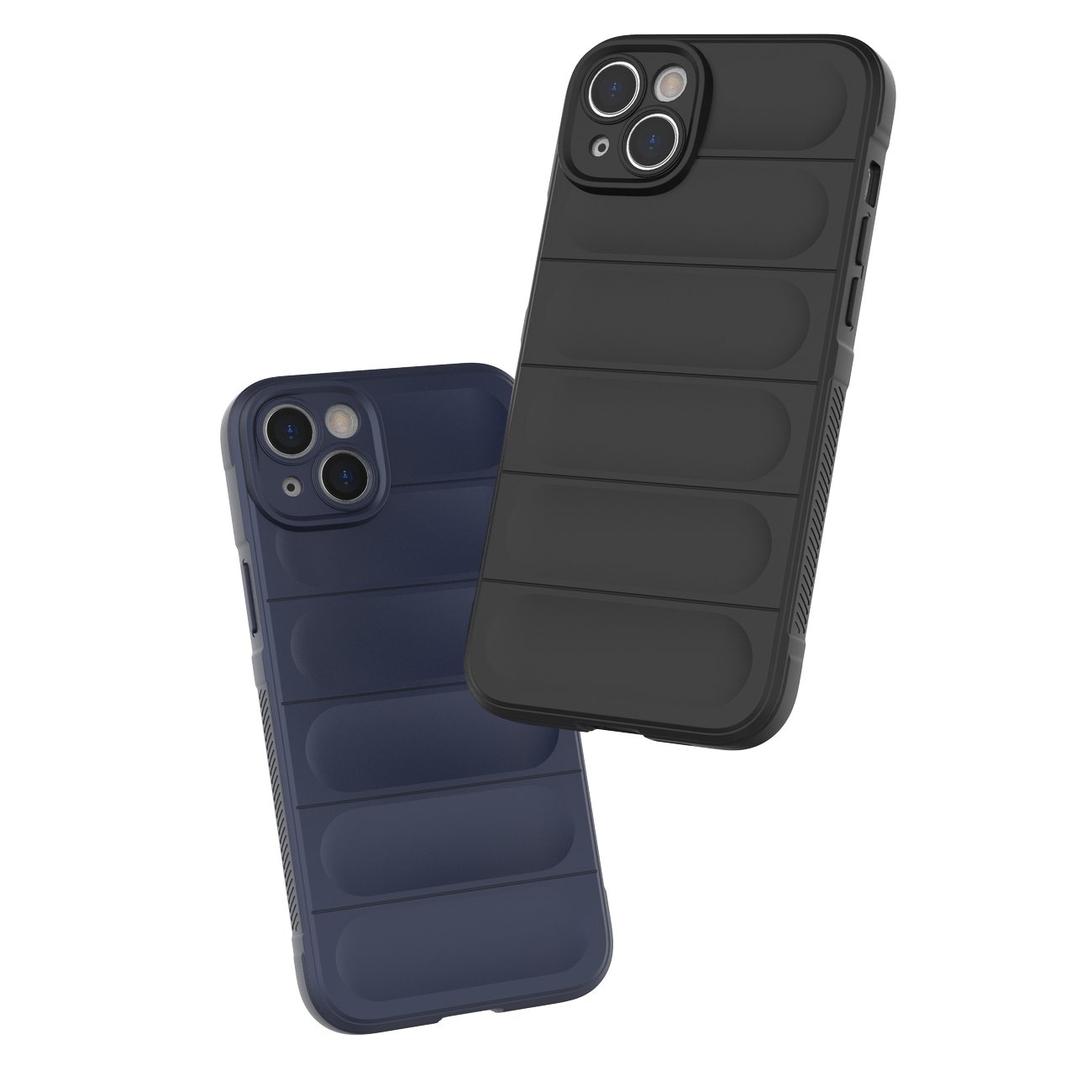 Magic Shield Case-etui for iPhone 14 Plus fleksibelt pansredeksel svart